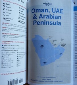 Dubai Abu Dhabi Omán Arab Félsziget Lonely Planet eladó belső