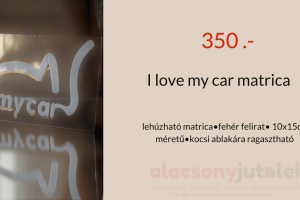 Ilove my car matrica