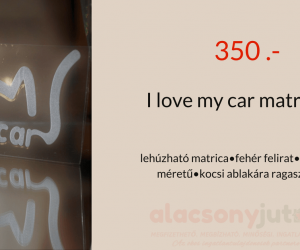 Ilove my car matrica