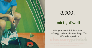 mini golfszett-wc-n jis játszható-3990ft- akció