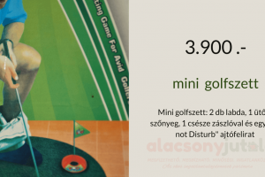 mini golfszett-wc-n jis játszható-3990ft- akció