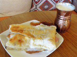 Burek ajran ayran Bulgária Napospart