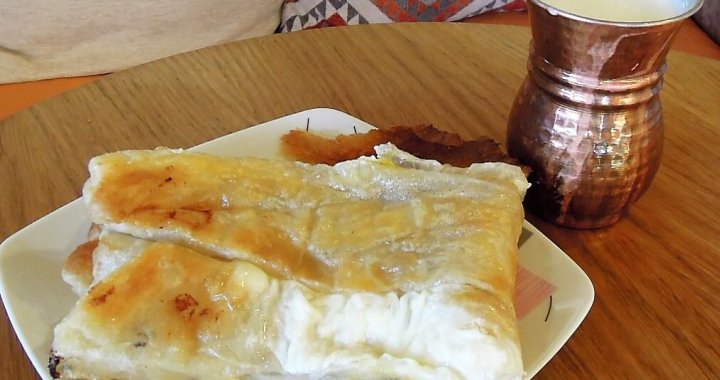 Burek ajran ayran Bulgária Napospart